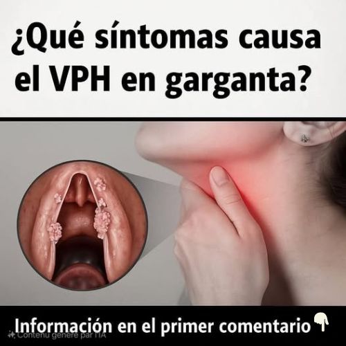 Síntomas de VPH en la garganta