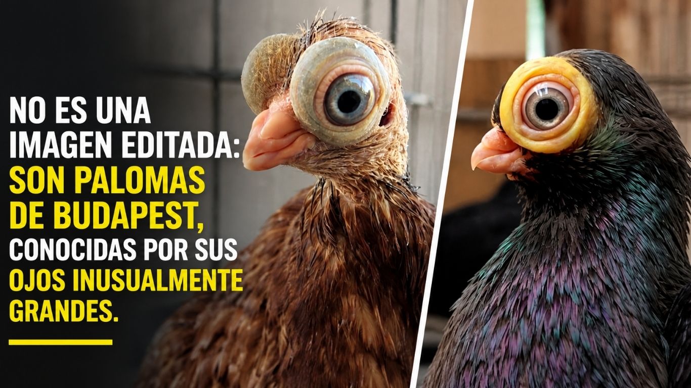 Budapest Highflyer: las palomas húngaras que parecen caricaturas