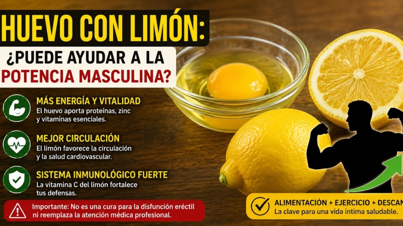 Huevo con limón para la potencia masculina