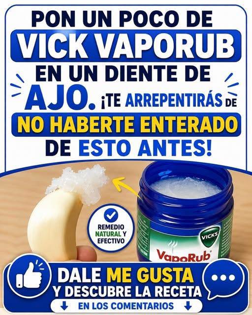 Ajo con Vick VapoRub: ¿funciona realmente este remedio casero?
